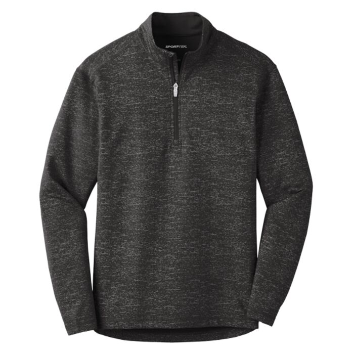 Sport Wick ® Stretch Reflective Heather 1/2 Zip Pullover Thumbnail