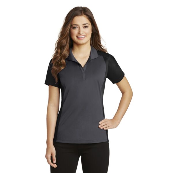 LST652SVJH Ladies Colorblock Micropique Sport Wick ® Polo Thumbnail