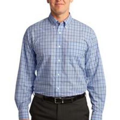 Port Authority®Crosshatch Plaid Easy Care Shirt. S641 Thumbnail