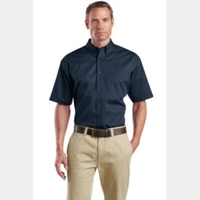 CornerStone® - Short Sleeve SuperPro Twill Shirt. SP18  Thumbnail