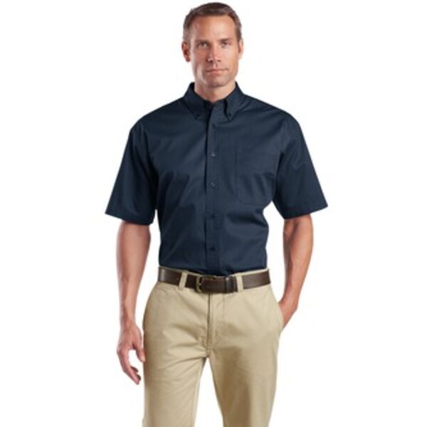CornerStone® - Short Sleeve SuperPro Twill Shirt. SP18  Thumbnail
