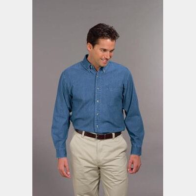 Port Authority® - Long Sleeve Denim Shirt. S600  Thumbnail