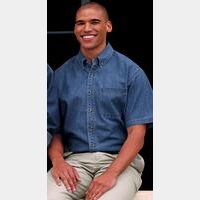 Port Authority® - Short Sleeve Denim Shirt. S500  Thumbnail