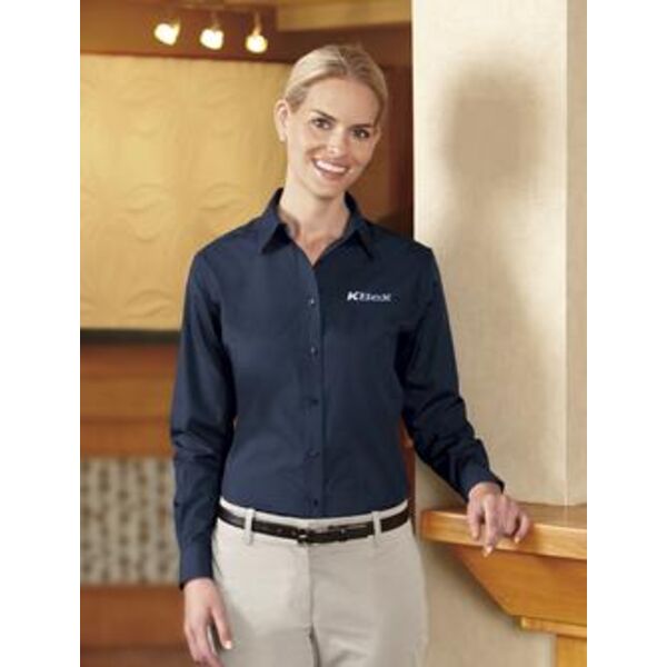 Port Authority® - Ladies Long Sleeve Value Poplin Shirt. L632 Thumbnail