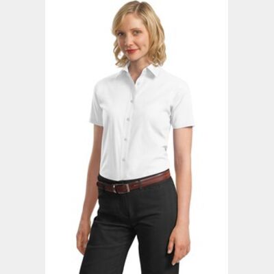 Port Authority® - Ladies Short Sleeve Value Poplin Shirt. L633  Thumbnail