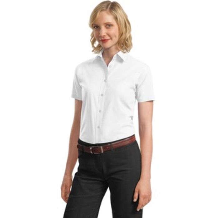 Port Authority® - Ladies Short Sleeve Value Poplin Shirt. L633  Thumbnail
