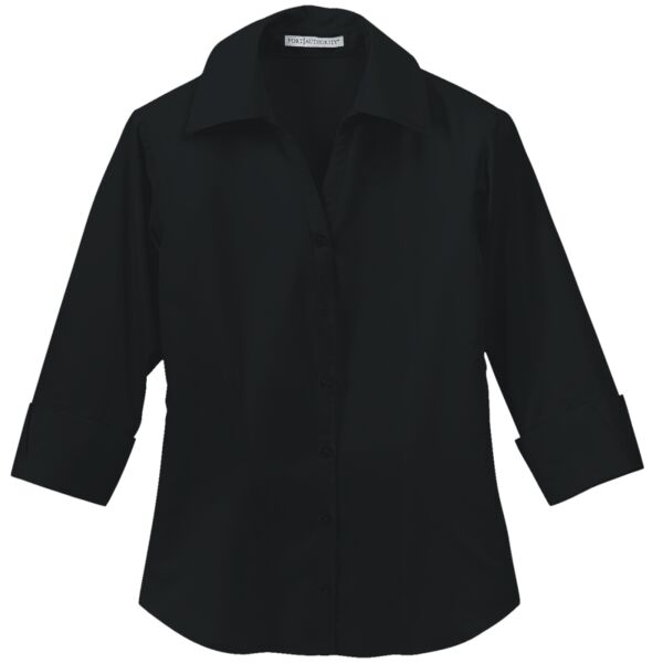 Port Authority® - Ladies Silk Touch™ 3/4-Sleeve Polo. L562 Thumbnail
