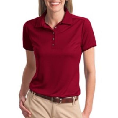 Port Authority® - Ladies Poly-Bamboo Charcoal Birdseye Jacquard Polo. L498 Thumbnail