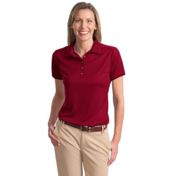 Port Authority® - Ladies Poly-Bamboo Charcoal Birdseye Jacquard Polo. L498 Thumbnail