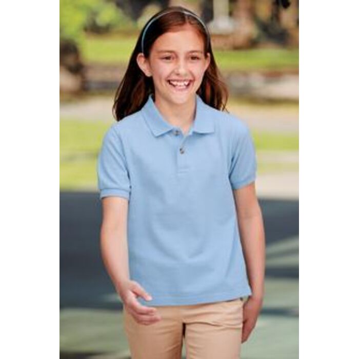 Port Authority® - Youth Pique Knit Polo. Y420 Thumbnail