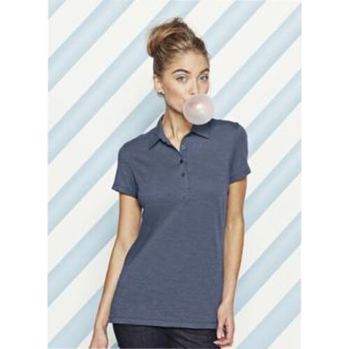NEW District Made™ - Ladies Slub Polo. DM450 Thumbnail