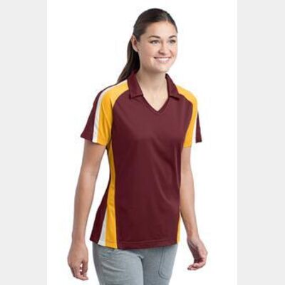 Sport-Tek® - Ladies Tricolor Micropique Sport-Wick®Polo. LST654 Thumbnail
