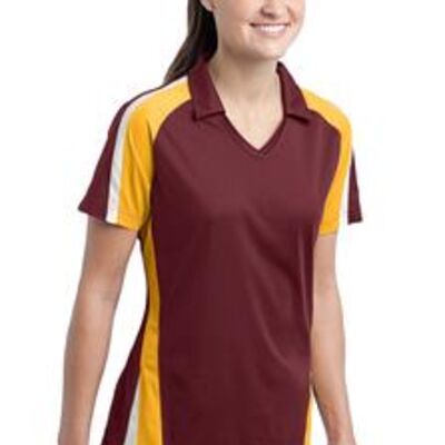 Sport-Tek® - Ladies Tricolor Micropique Sport-Wick®Polo. LST654 Thumbnail