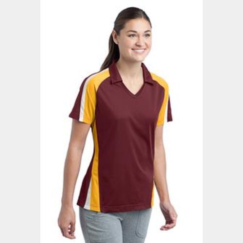Sport-Tek® - Ladies Tricolor Micropique Sport-Wick®Polo. LST654 Thumbnail