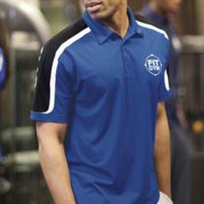 Sport-Tek® - Tricolor Shoulder Micropique Sport-Wick® Polo. ST658 Thumbnail