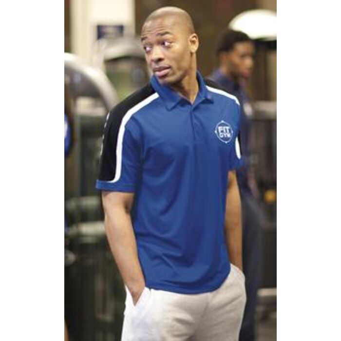 Sport-Tek® - Tricolor Shoulder Micropique Sport-Wick® Polo. ST658 Thumbnail