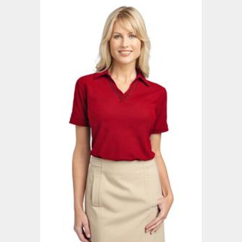 Port Authority® - Ladies Silk Touch™ Piped Polo. L502 Thumbnail