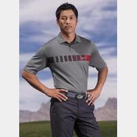 Nike Golf Dri-FIT Chest Stripe Print Polo. 443211  Thumbnail