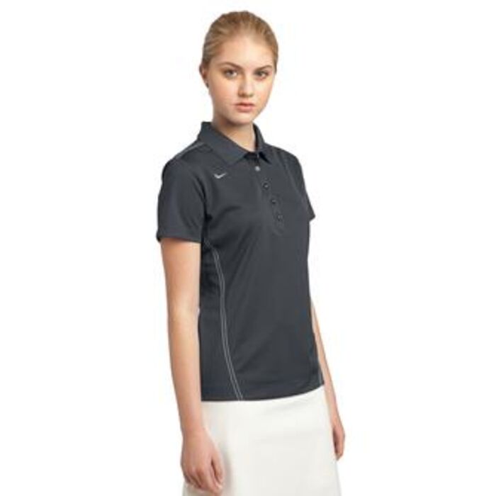 Nike Golf Ladies Dri-FIT Sport Swoosh Pique Polo. 452885 Thumbnail