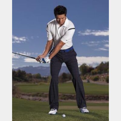 Nike Golf - Dri-FIT Shoulder Stripe Polo. 402394  Thumbnail