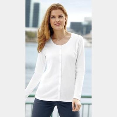 Port Authority® - Ladies Silk Touch™ Interlock Cardigan. L530  Thumbnail