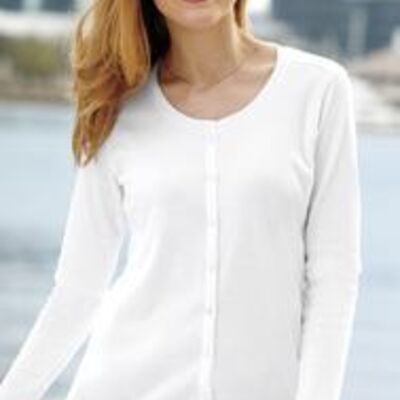Port Authority® - Ladies Silk Touch™ Interlock Cardigan. L530  Thumbnail