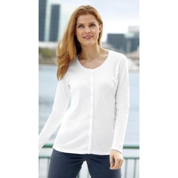 Port Authority® - Ladies Silk Touch™ Interlock Cardigan. L530  Thumbnail