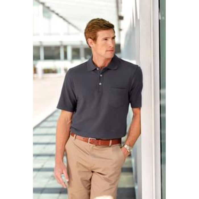 Port Authority® - EZCotton™ Pique Pocket Polo. K800P  Thumbnail