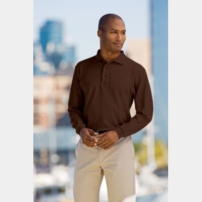 Port Authority® - Long Sleeve Silk Touch™ Polo. K500LS  Thumbnail