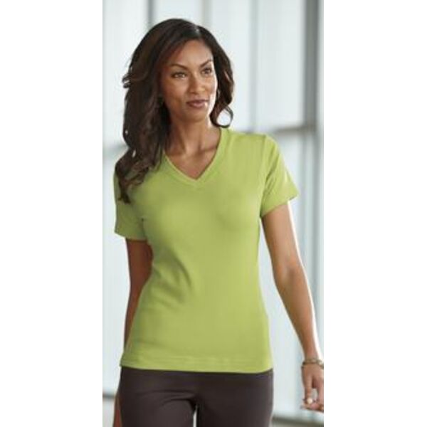 Port Authority® - Ladies Modern Stretch Cotton V-Neck Shirt. L516V  Thumbnail