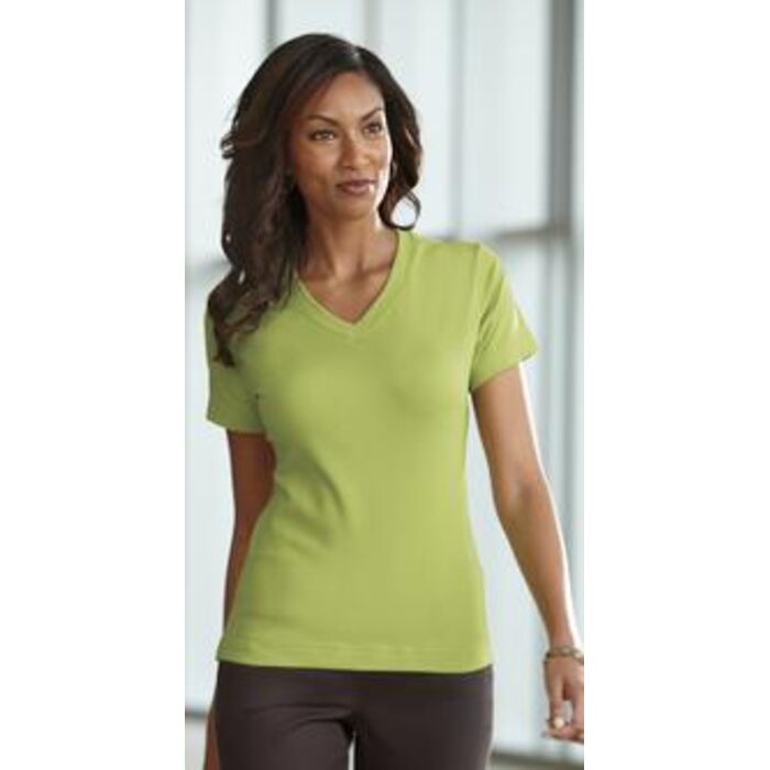 Port Authority® - Ladies Modern Stretch Cotton V-Neck Shirt. L516V  Thumbnail