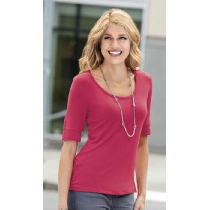 Port Authority® - Ladies Concept Scoop Neck Shirt. L541  Thumbnail