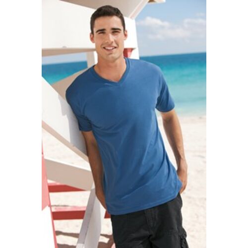 District Made™ Mens Perfect Weight V-Neck Tee. DT1170  Thumbnail