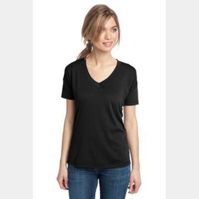 District Made™ - Ladies Modal Blend Relaxed V-Neck Tee. DM480  Thumbnail