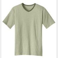District Made™ - Mens Mini Stripe Notch Crew Tee. DM320  Thumbnail