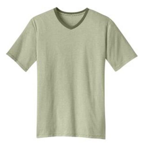 District Made™ - Mens Mini Stripe Notch Crew Tee. DM320  Thumbnail