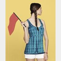 District® - Juniors Tie-Dye Racerback Tank DT2301 Thumbnail