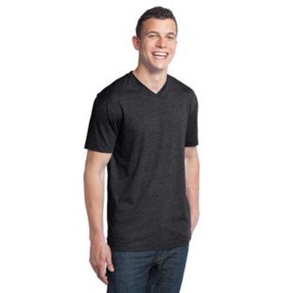 District® - Young Mens Tri-Blend V-Neck Tee DT142V Thumbnail
