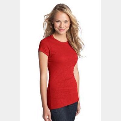 District® - Juniors Slub Cap Sleeve Crew Tee DT251  Thumbnail