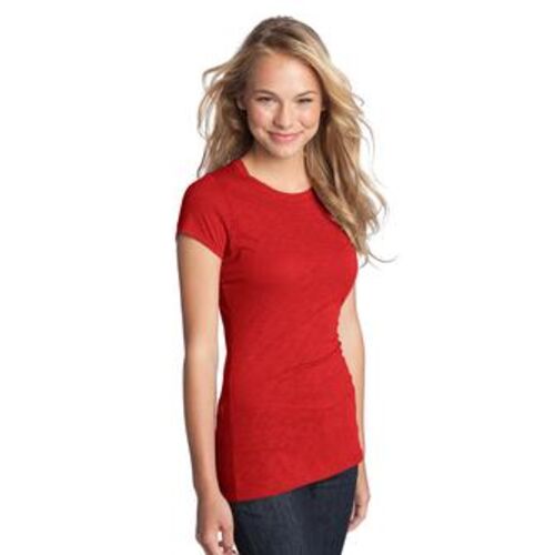 District® - Juniors Slub Cap Sleeve Crew Tee DT251  Thumbnail