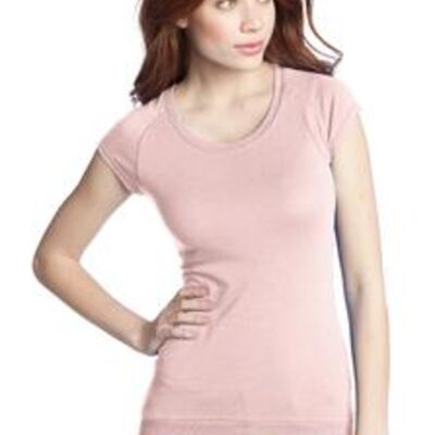 District® - Juniors Cotton/Spandex Banded Raglan. DT248  Thumbnail