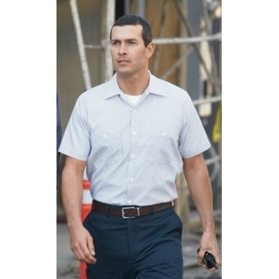 CornerStone® - Long Sleeve Striped Industrial Work Shirt. CS10 Thumbnail