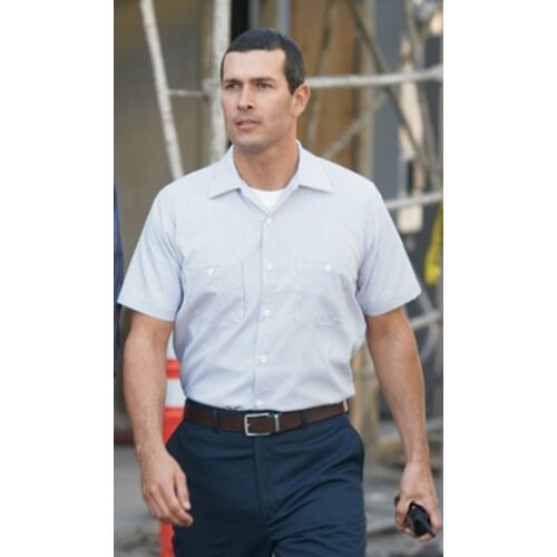 CornerStone® - Long Sleeve Striped Industrial Work Shirt. CS10 Thumbnail