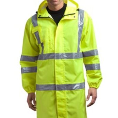 CornerStone® - ANSI Class 3 Long Waterproof Rain Coat. CSJ23 Thumbnail