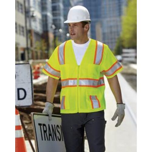 CornerStone® - ANSI Class 3 Dual-Color Safety Vest. CSV406 Thumbnail