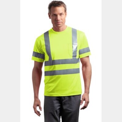 CornerStone® - ANSI Class 3 Short Sleeve Snag-Resistant Reflective T-Shirt. CS408 Thumbnail