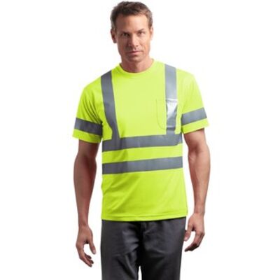 CornerStone® - ANSI Class 3 Short Sleeve Snag-Resistant Reflective T-Shirt. CS408 Thumbnail