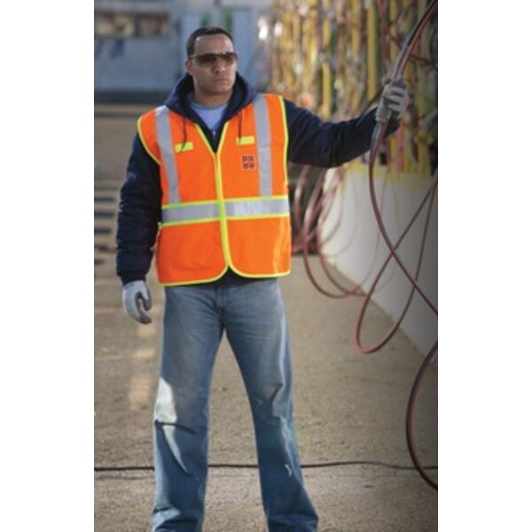 CornerStone® - ANSI Class 2 Dual-Color Safety Vest. CSV407 Thumbnail