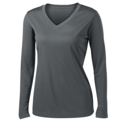 Ladies Long Sleeve V Neck Competitor™ Tee Thumbnail