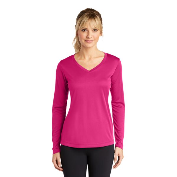 Ladies Long Sleeve V Neck Competitor™ Tee Thumbnail